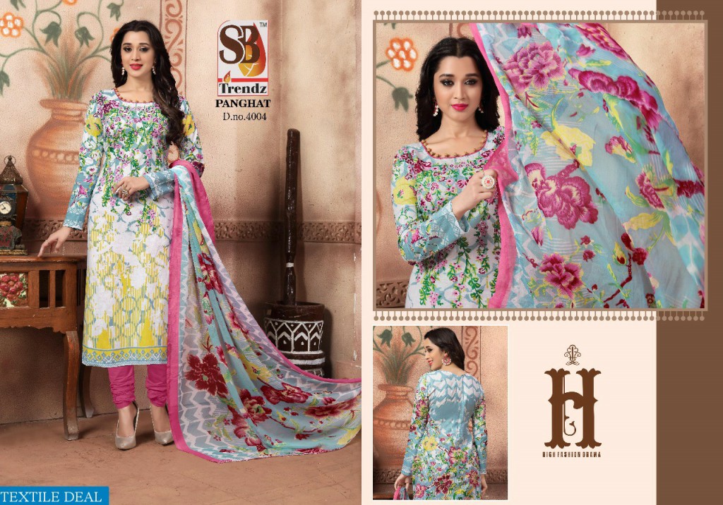 SB panghat Wholesale Summer collection Dress material